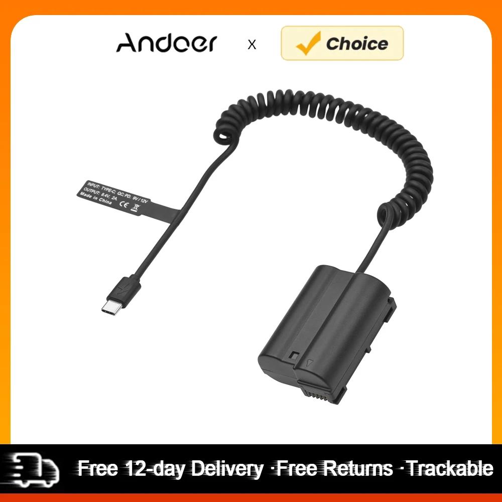 Andoer EN-EL15  ͸ USB-C Ŀ÷ ,  Z7 Z6 , USB CŸ ö  ̺ , MH-25  ͸ Ŀ÷